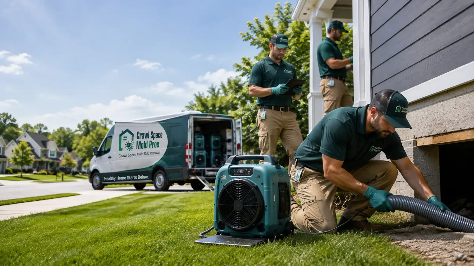 Crawl Space Mold Removal in Lincoln, RI